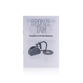 Existing Beauty spray tan in use on client showing professional finish and even application