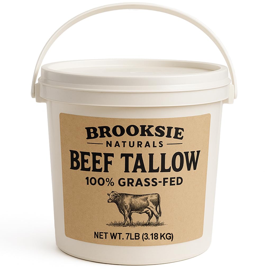 Brooksie Naturals front pail showing 7 lb packaging and secure vapor-lock benefit