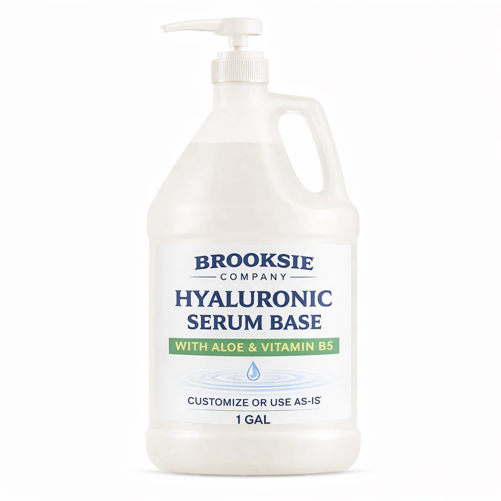 Brooksie Naturals front label of gallon bottle showing formula benefits