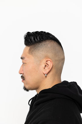 BROSH label detail highlighting Japanese craftsmanship and quality