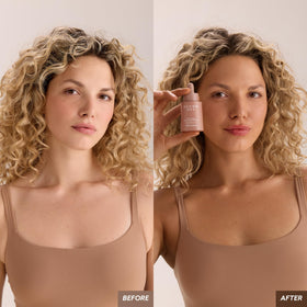 Brown Bee H7 serum texture on hand demonstrating lightweight hydration