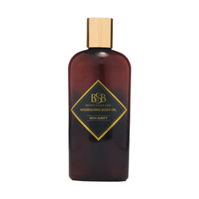 Brown Sugar Babe bottle front view showing elegant packaging and benefit of luxury