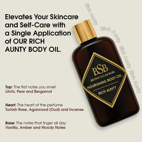 Brown Sugar Babe ingredient oils flatlay highlighting nourishing natural oils benefit