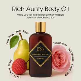 Brown Sugar Babe oil pouring to show silky texture and fast absorption benefit