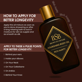 Brown Sugar Babe applied to pulse points demonstrating fragrance longevity benefit