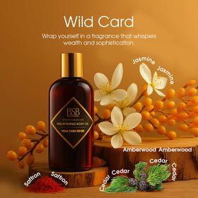 Close-up of Brown Sugar Babe label highlighting fragrance notes and clean formula benefit