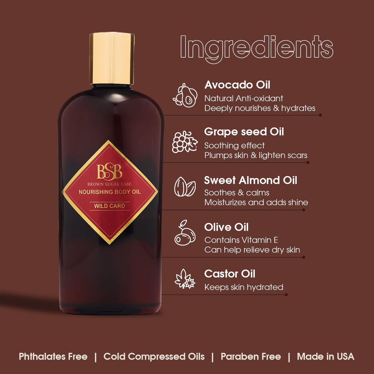 Stream of oil pouring to show smooth cold-pressed texture and moisturizing benefit