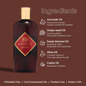 Stream of oil pouring to show smooth cold-pressed texture and moisturizing benefit