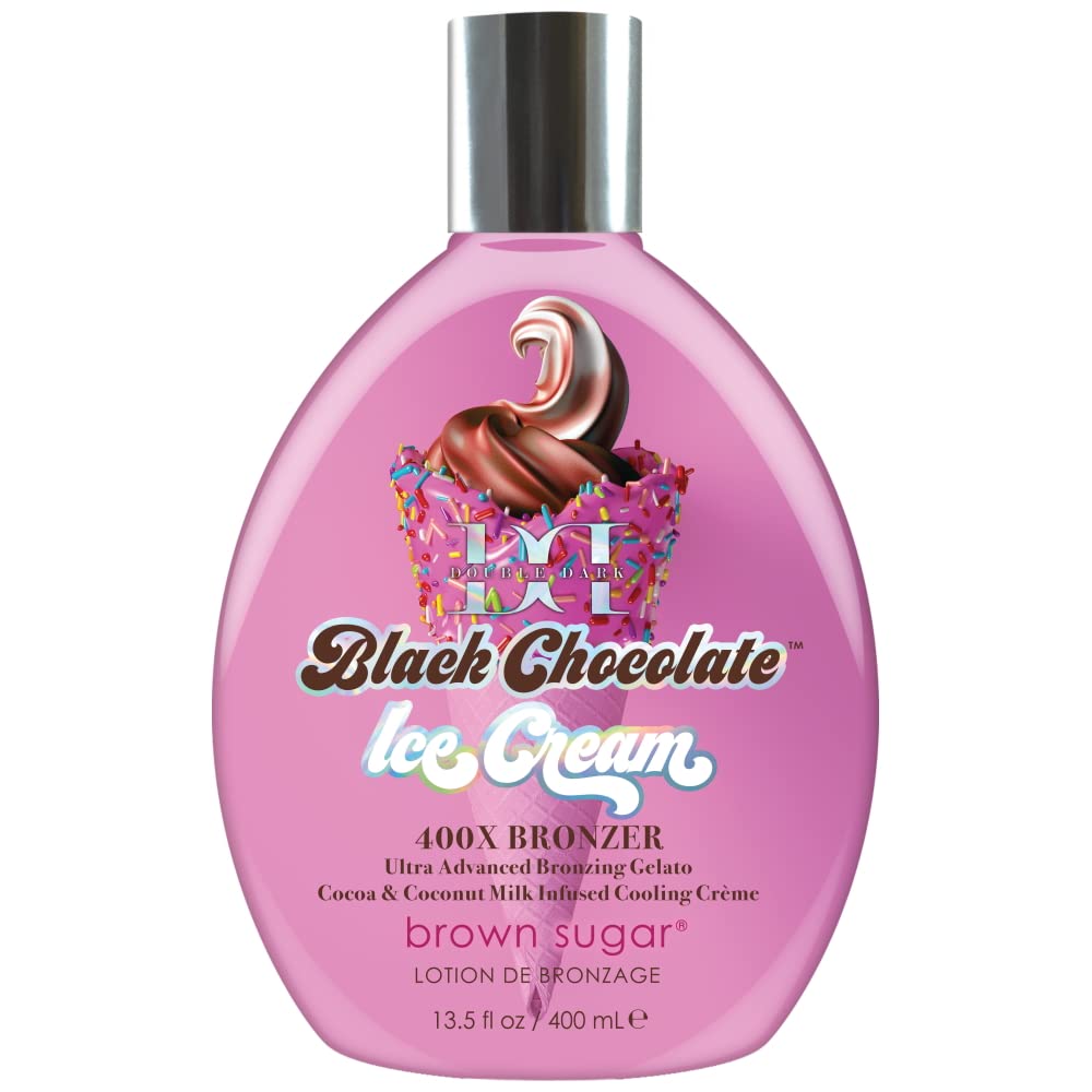 Brown Sugar front jar shot showing dark chocolate bronzer and glossy finish