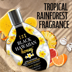 Brown Sugar bottle staged on sand for tropical lifestyle and island scent appeal