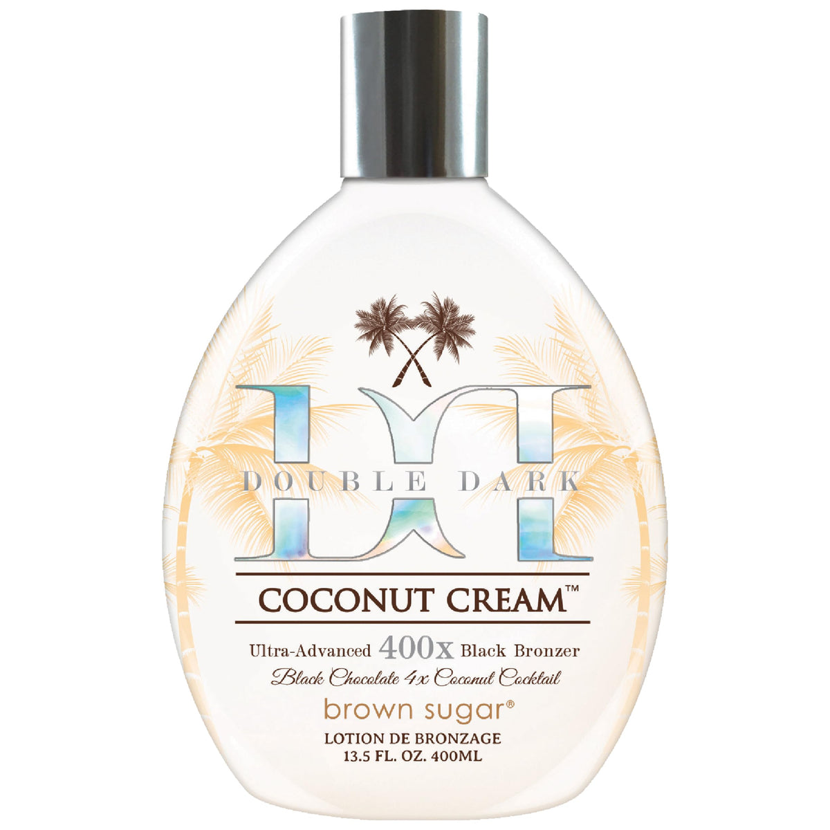 Brown Sugar front packaging showing bottle and product name with bold bronzer benefit