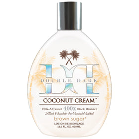 Brown Sugar front packaging showing bottle and product name with bold bronzer benefit