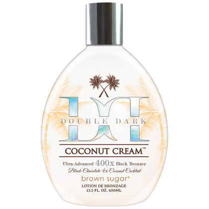 Brown Sugar front packaging showing bottle and product name with bold bronzer benefit