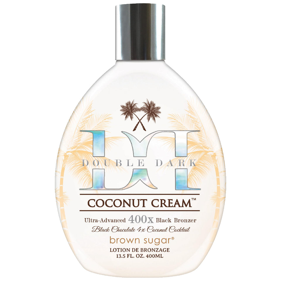Brown Sugar front packaging showing bottle and product name with bold bronzer benefit