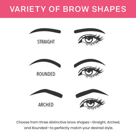 BrowPro Simone before and after brows demonstrating natural-looking enhancement