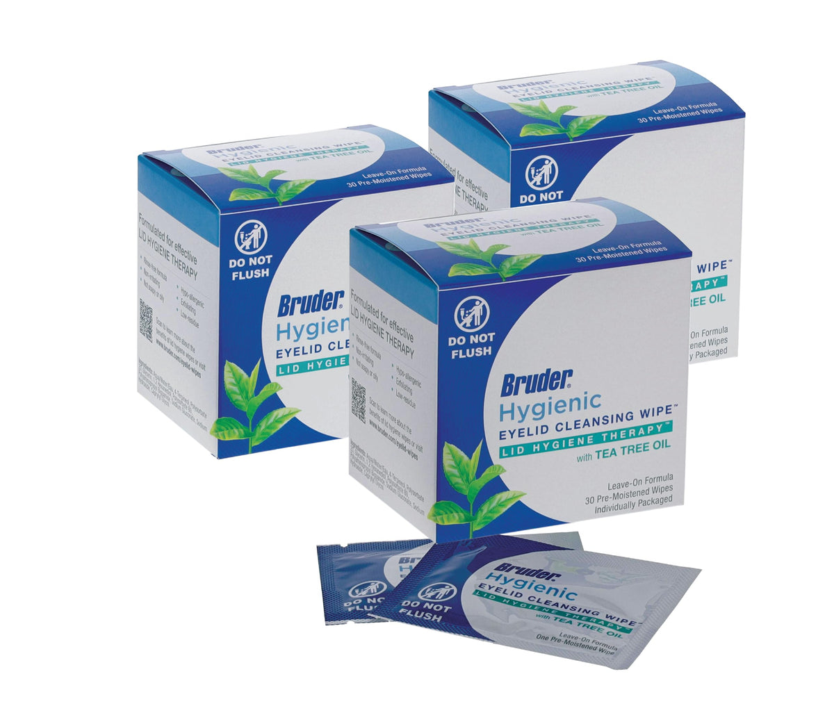 bruder front box of wipes showing packaging and daily hygiene benefit
