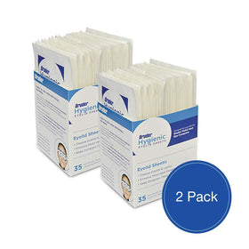 Bruder close-up of an individually wrapped sheet highlighting hygienic seal and texture