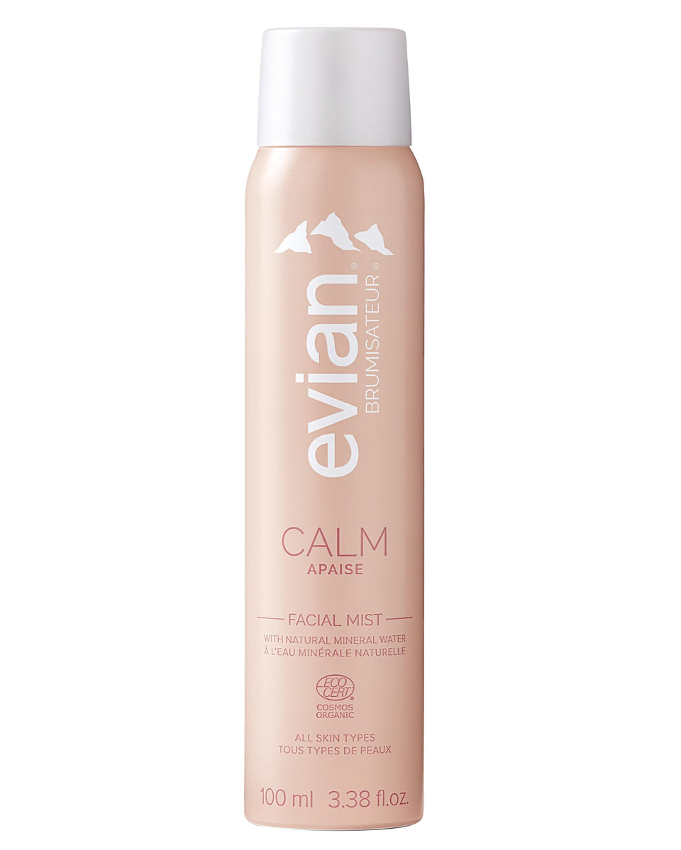 BRUMISATEUR Evian Calm front packaging showing product benefits