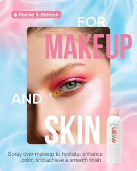 BRUMISATEUR mist over finished makeup blending products and refreshing look