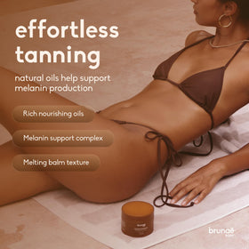Brunae Body being applied on forearm showing easy spread and coverage