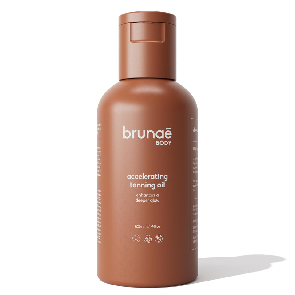 Brunae Body front packaging showing bottle and branding for clear identification and trust