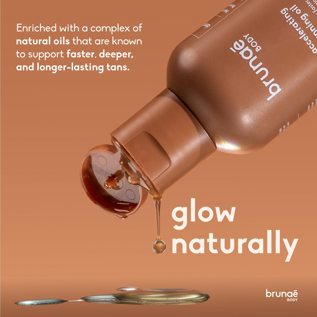 Brunae Body ingredients buriti and jojoba displayed to show nourishing, plant-based benefits