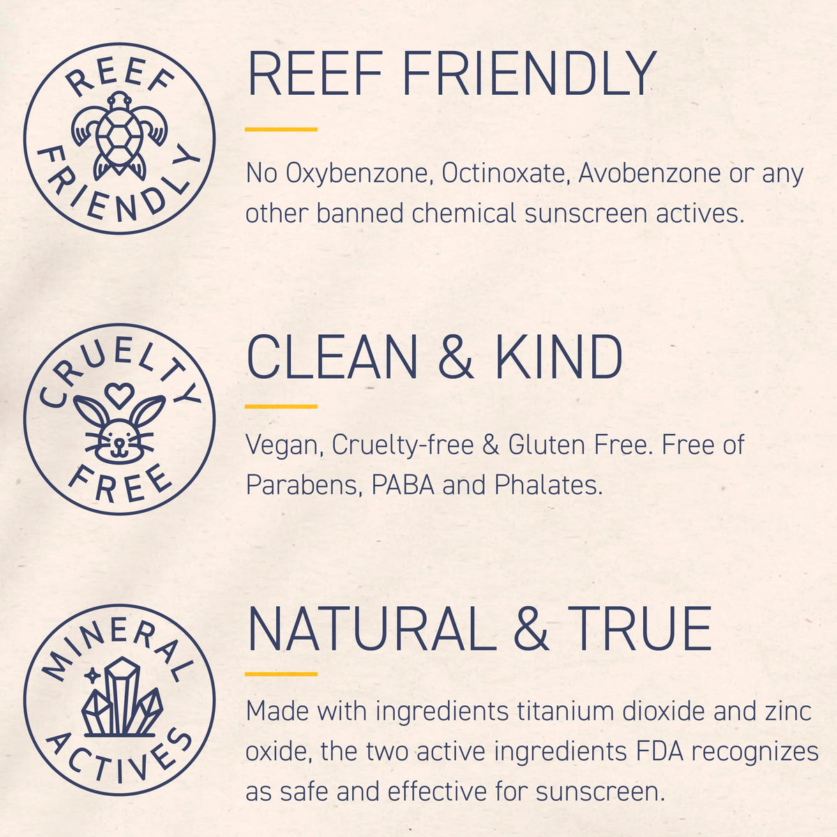 Close-up of Brush On Block ingredients label, niacinamide and vitamin C benefit