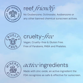 Brush On Block applied at beach offers convenient SPF 30 reapplication