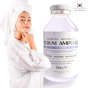 BRÜUN ampoule collector insert detail demonstrating controlled dispensing
