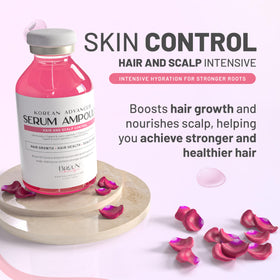 BRÜUN serum texture drop on fingertip demonstrating lightweight absorption benefit
