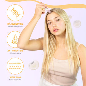 BRÜUN SD applied with derma pen in clinic-style setting, enhanced ingredient delivery
