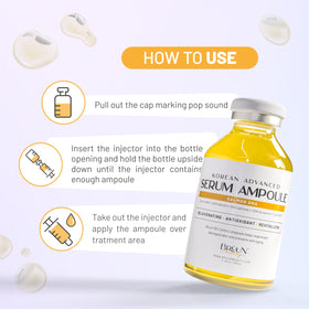 BRÜUN serum texture close-up highlighting silky gel consistency for faster absorption