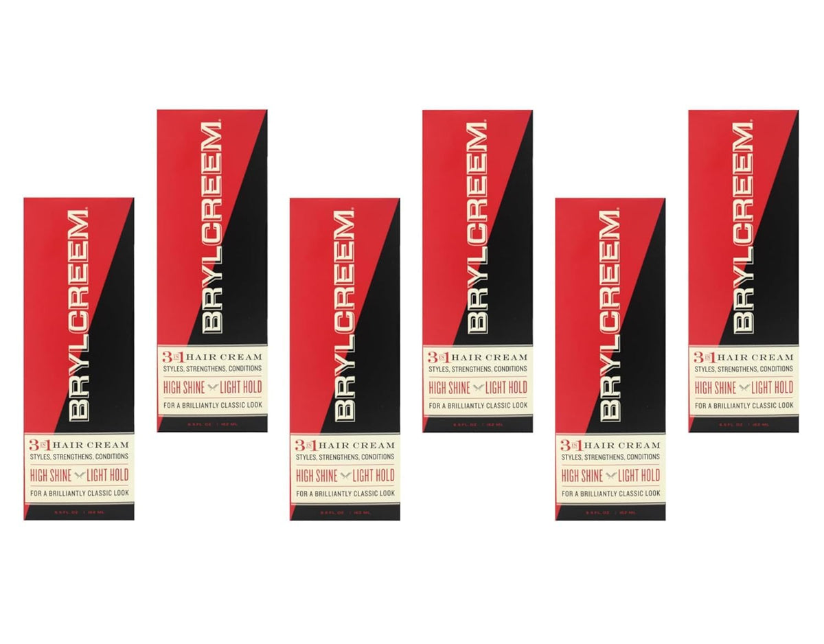 Brylcreem front packaging showing jar and logo for recognizable grooming