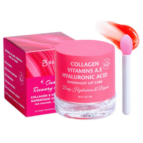 BS-MALL front tin shot showing compact watermelon lip butter for easy carrying