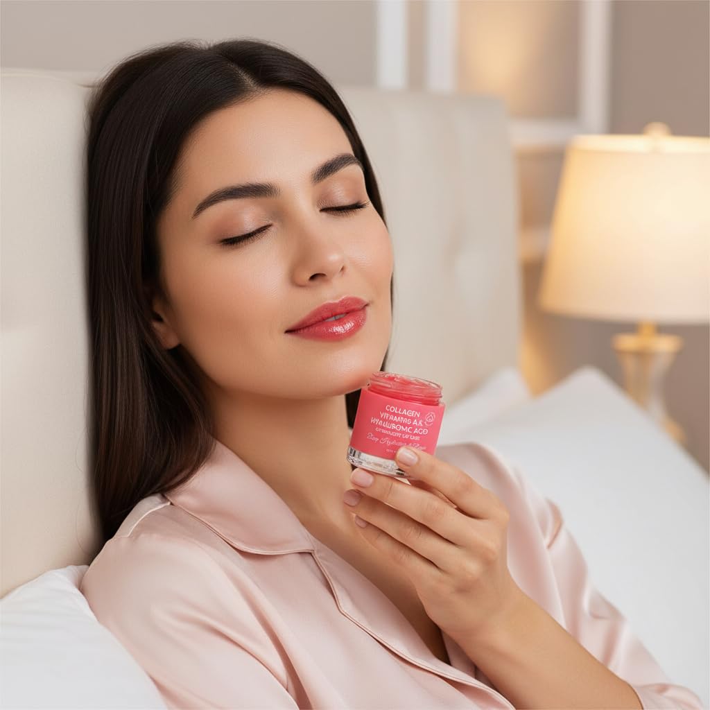 BS-MALL lifestyle image outdoors showing hydrated lips after sun exposure