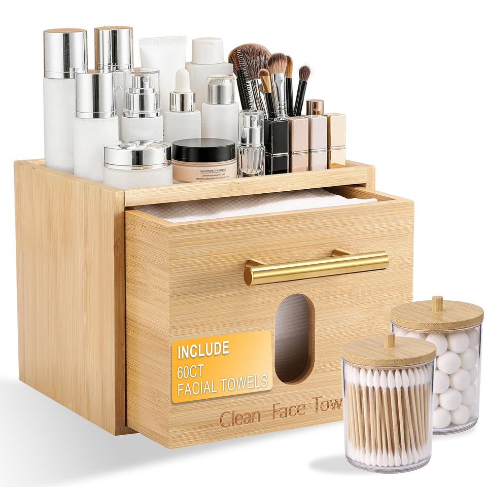 BSSN front view countertop organizer showing compact tidy storage