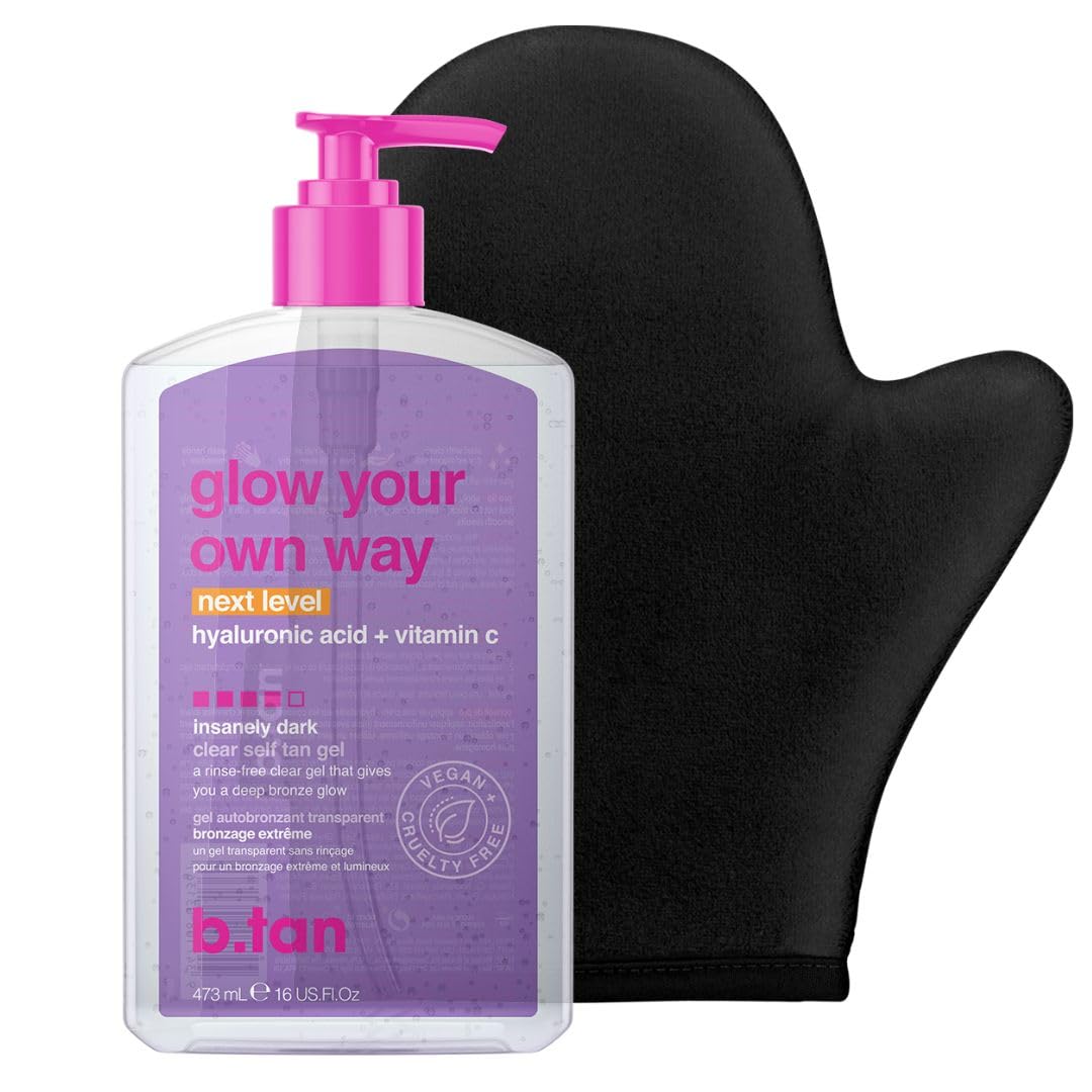 B.TAN front packaging showing ultra dark gel and kit benefits
