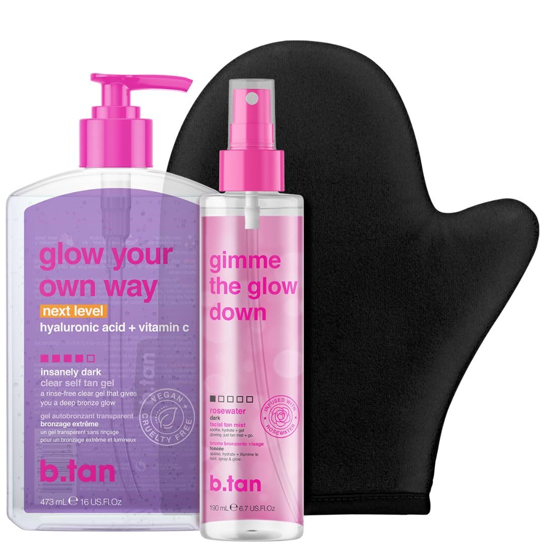 B.TAN kit front packaging showing both products and mitt for easy identification and confidence
