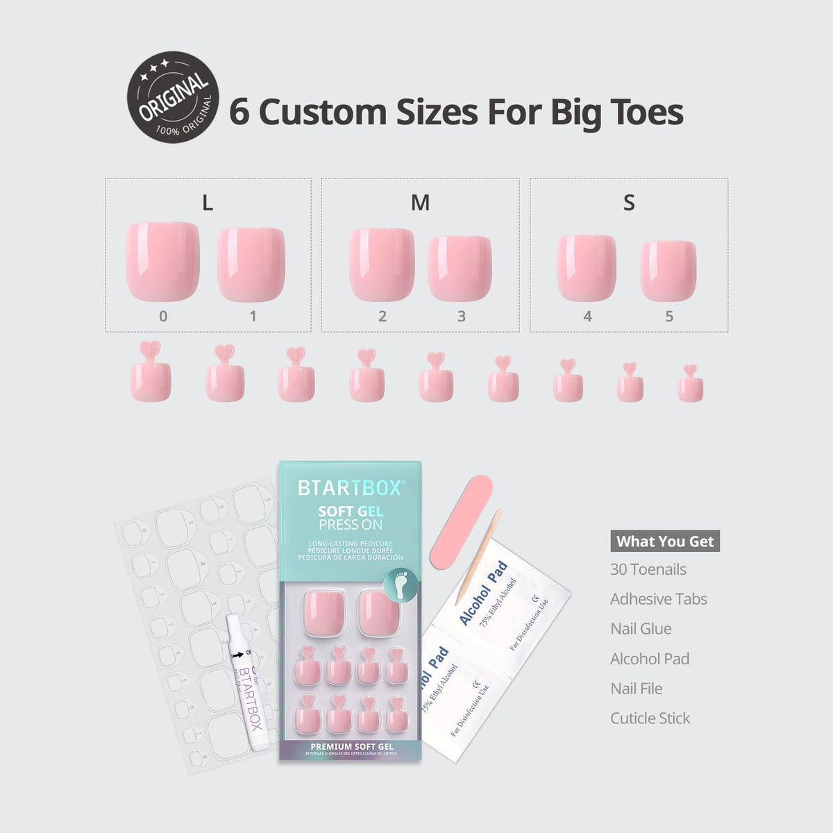 BTArtbox adhesive tabs and nail glue displayed for secure or removable wear