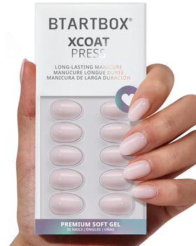 BTArtbox front packaging showing 32-piece almond nude pink kit benefit is convenience