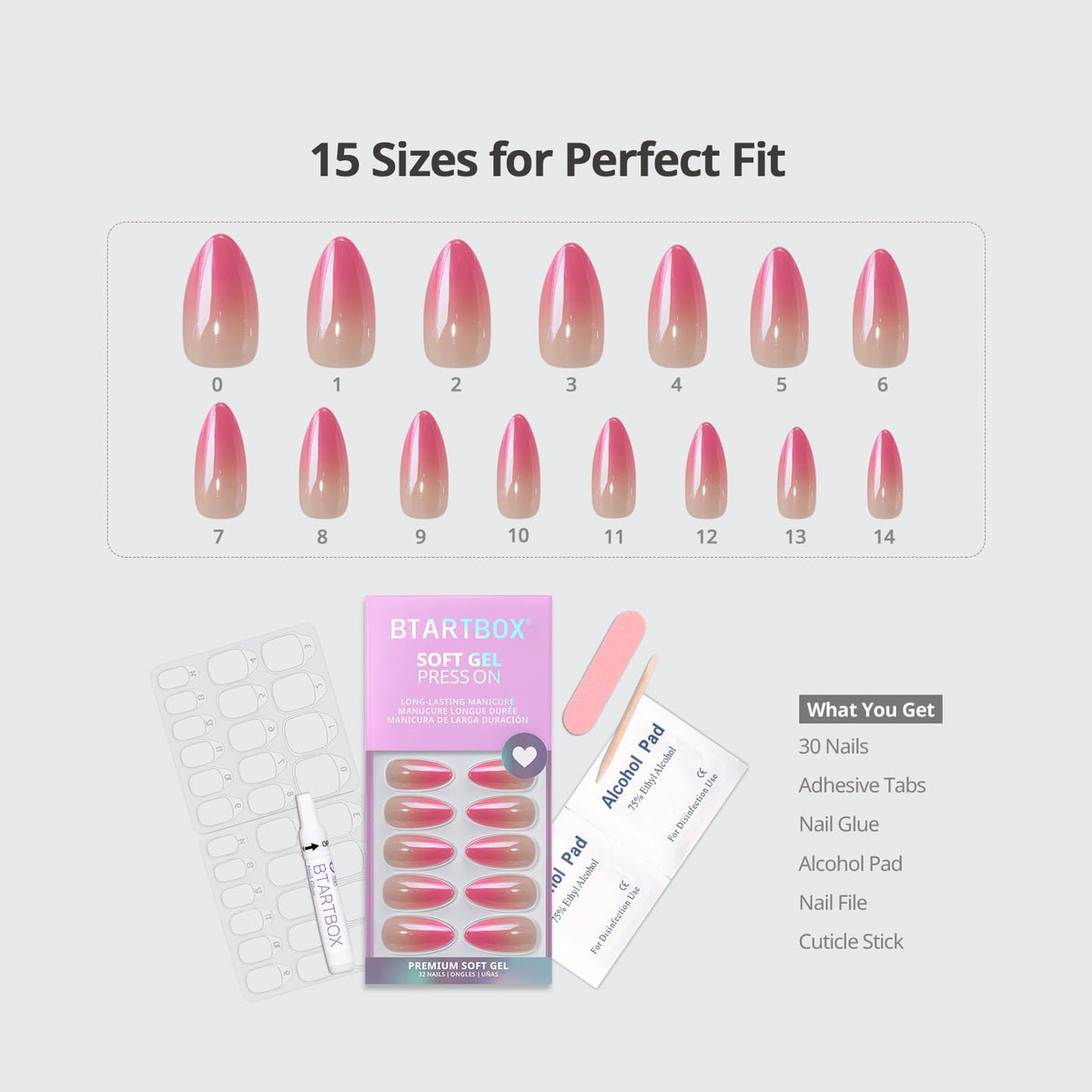 BTArtbox alcohol pad prepping nail for better adhesion and lasting wear