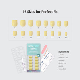 BTArtbox kit tools image with glue and tabs for simple at-home application benefit