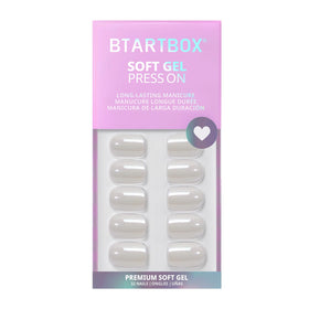 BTArtbox nails applied on hand in lifestyle setting showing durable, natural-looking short square tips