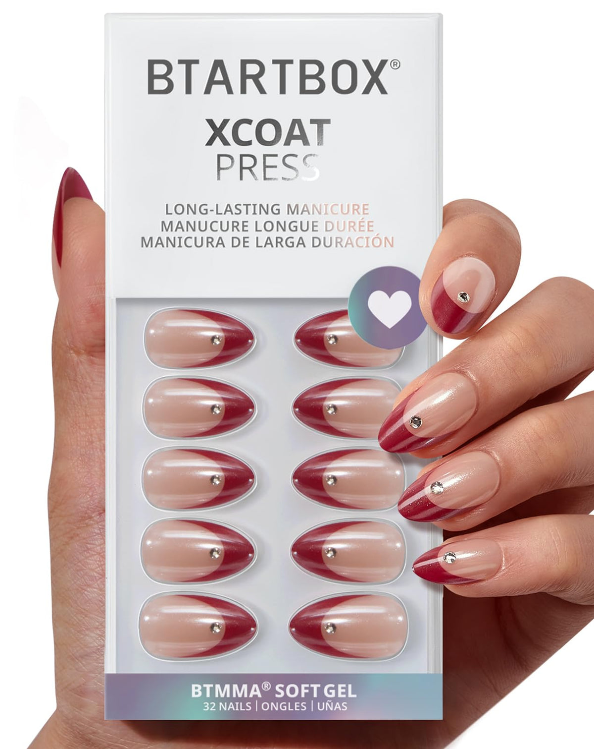 BTArtbox front packaging showing Audrey's Ruby kit and fast at-home manicure