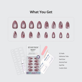 BTArtbox layout of 16 sizes across 32 nails illustrating precise sizing and selection