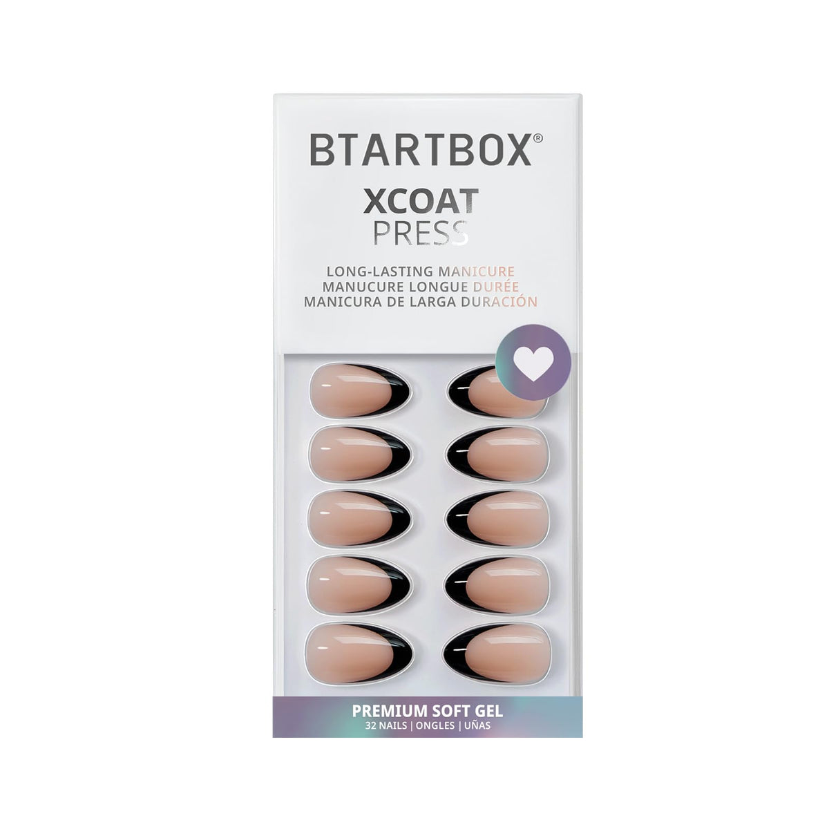 BTArtbox nails applied on hand demonstrating flexible natural fit benefit