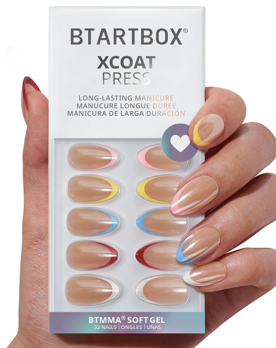 BTArtbox front packaging showing Cha-Cha nails and included kit benefits