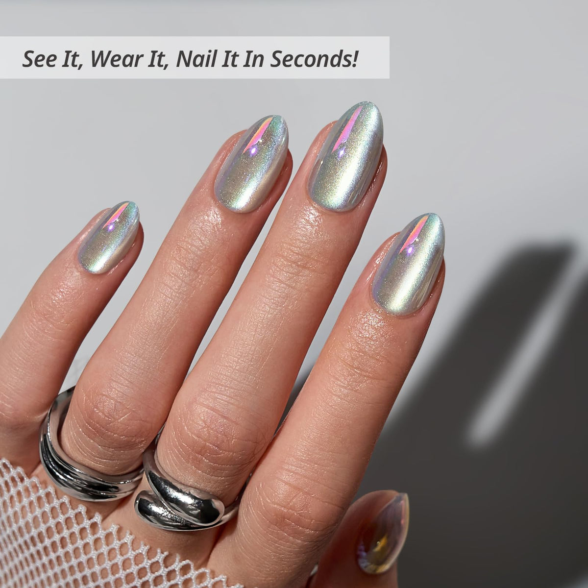 BTArtbox 32-piece nail layout displaying all 16 sizes for a precise fit