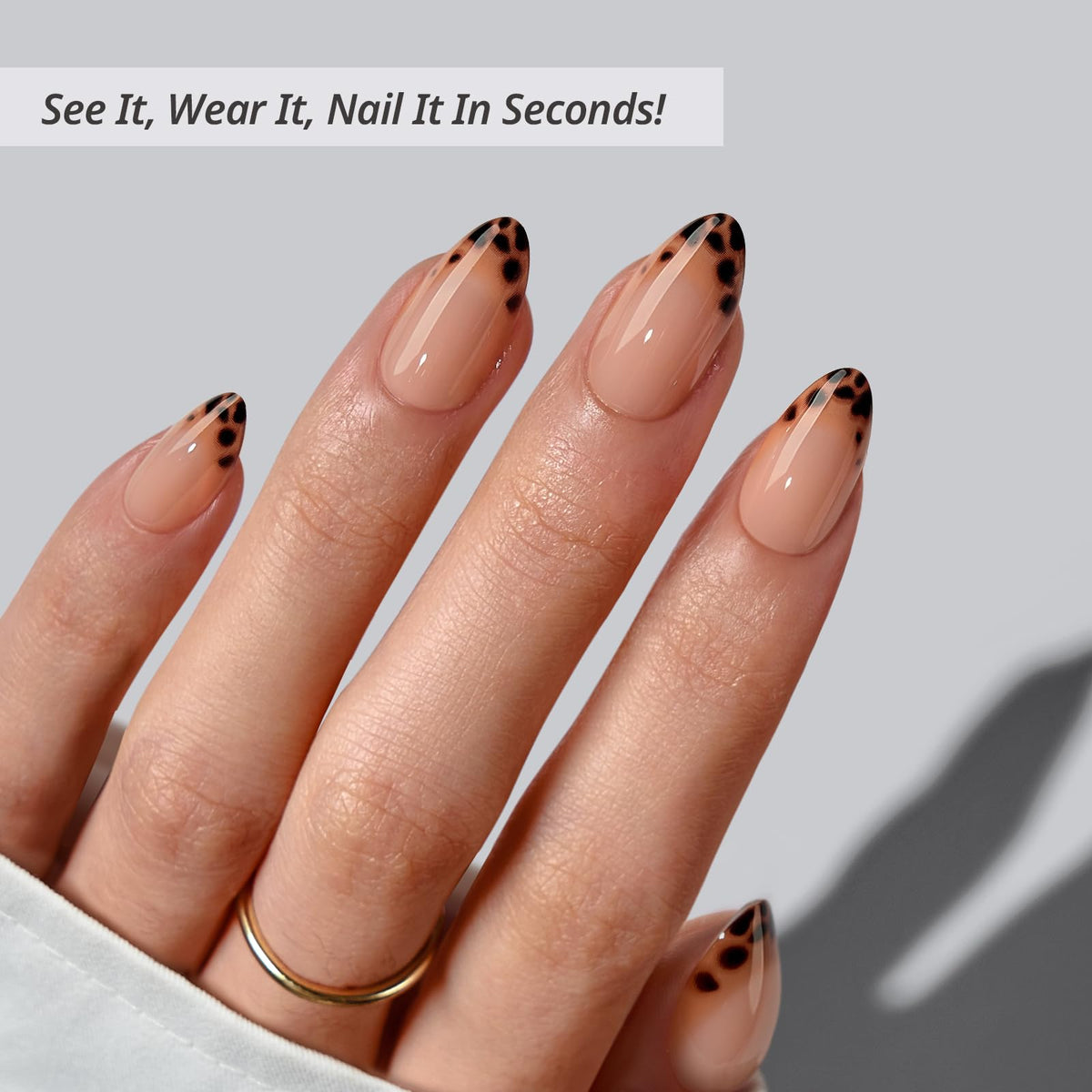 BTArtbox close-up of soft-gel almond shape texture for natural flexibility