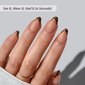 BTArtbox close-up of soft-gel almond shape texture for natural flexibility